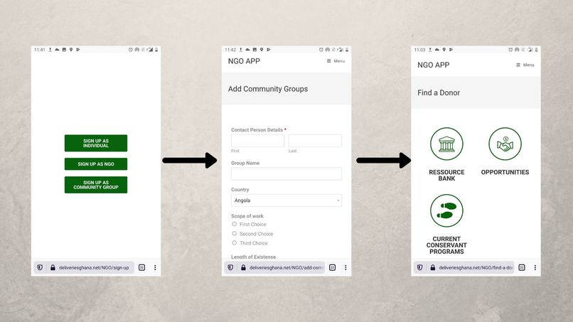 Ecoyard NGO hub – screenshot 3