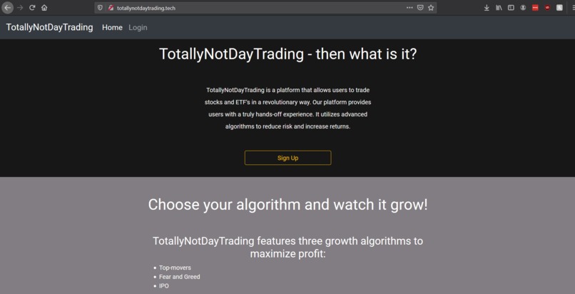 TotallyNotDayTrading – screenshot 1