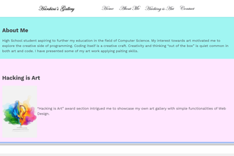 Art Gallery On Web
