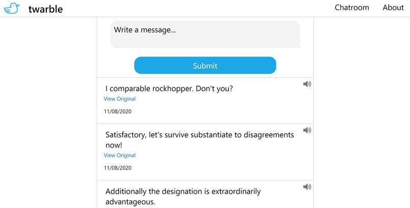 Twarble – screenshot 3