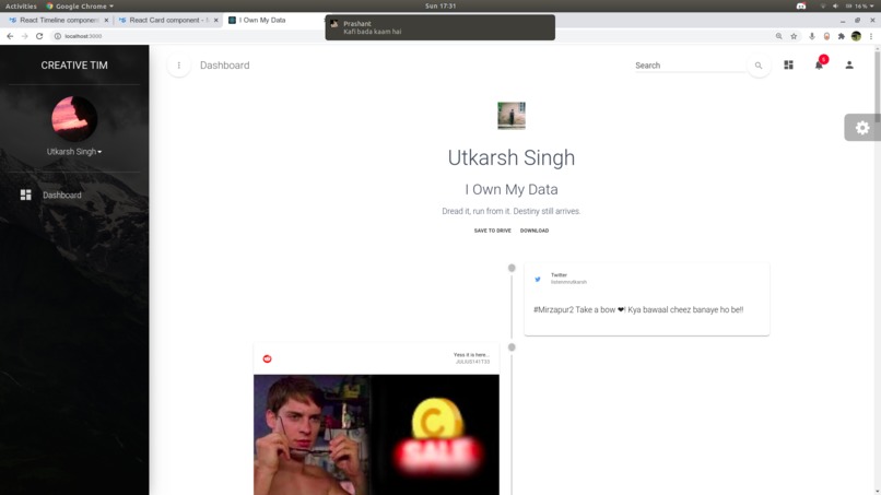 I Own My Data – screenshot 2