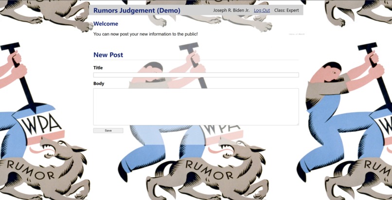 Rumor Judgement – screenshot 1