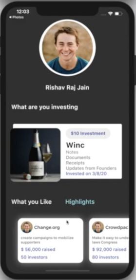 FundIt – screenshot 2