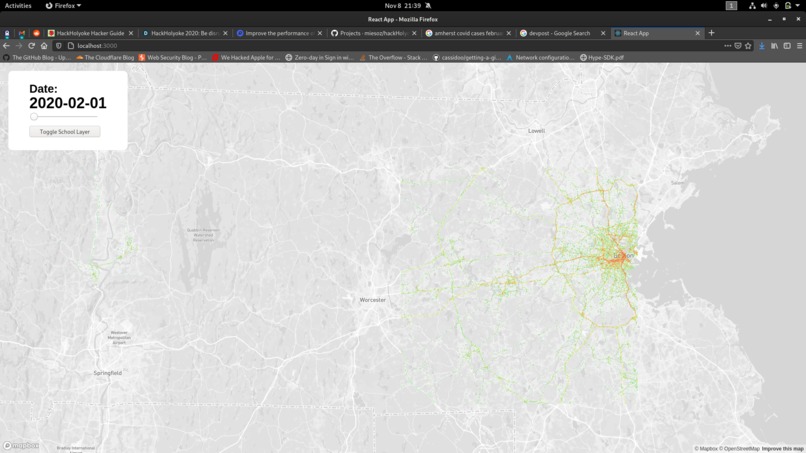 Coronavirus Movement Mapper – screenshot 3
