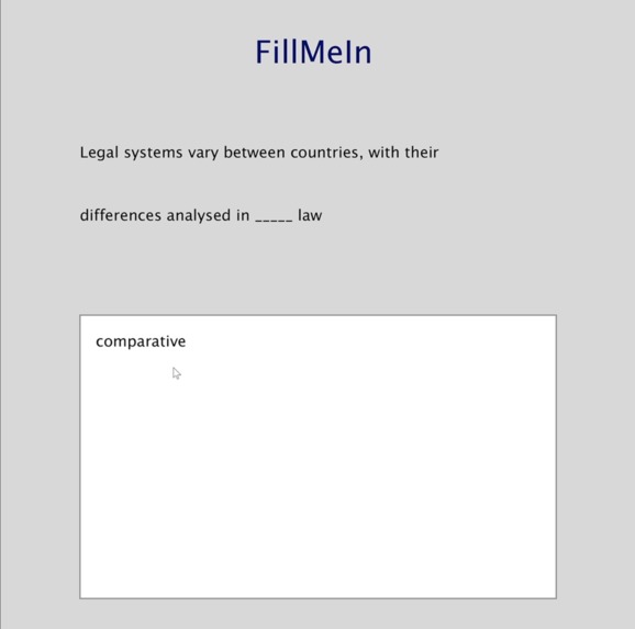 FillMeIn – screenshot 1