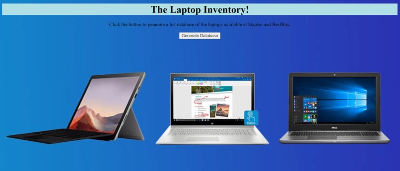 The Laptop Inventory – screenshot 1
