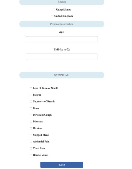 Covid-19 Online Test – screenshot 2