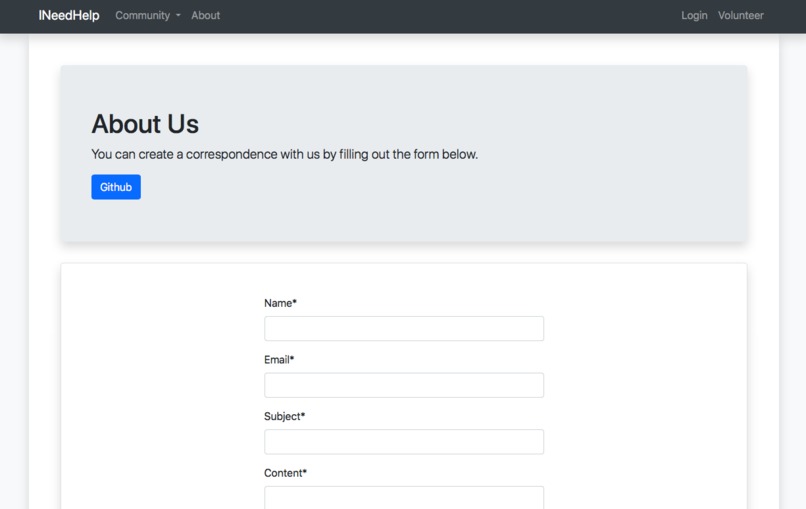 INeedHelp – screenshot 1