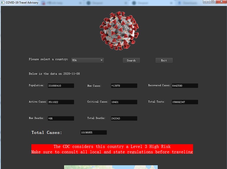 COVID-19 Travel Advisory – screenshot 4
