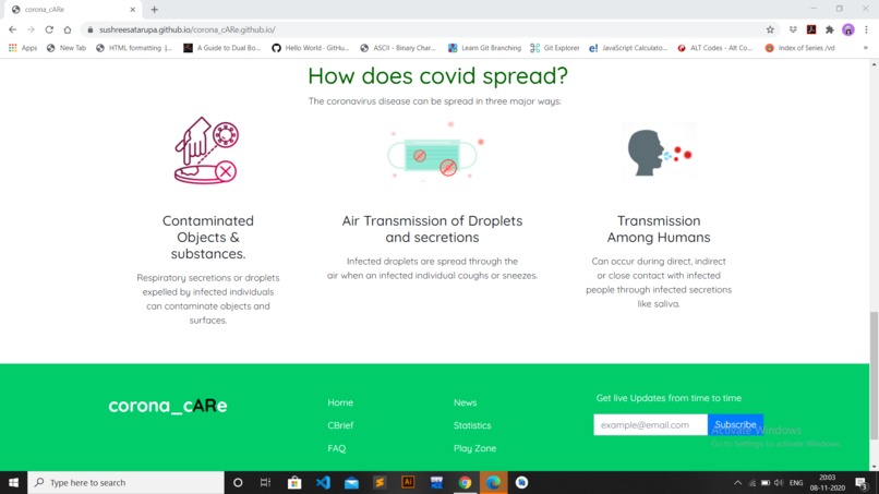 Corona_Care – screenshot 2