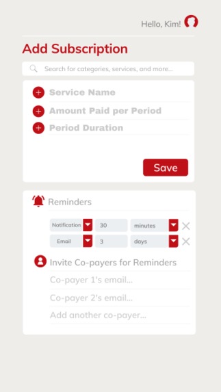 Subtrack: Track your Subscription  – screenshot 3