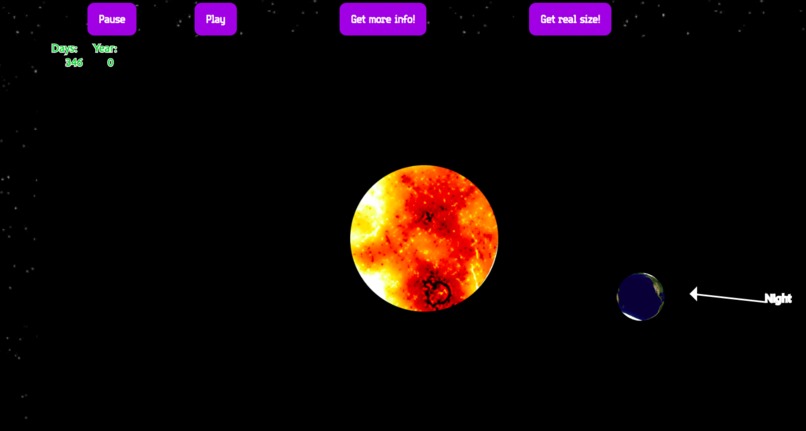 The Sun and Earth system – screenshot 2