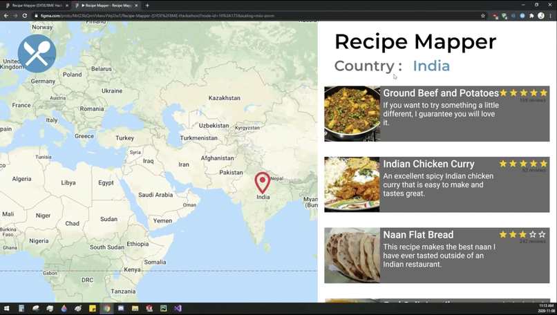 Recipe-Mapper – screenshot 3