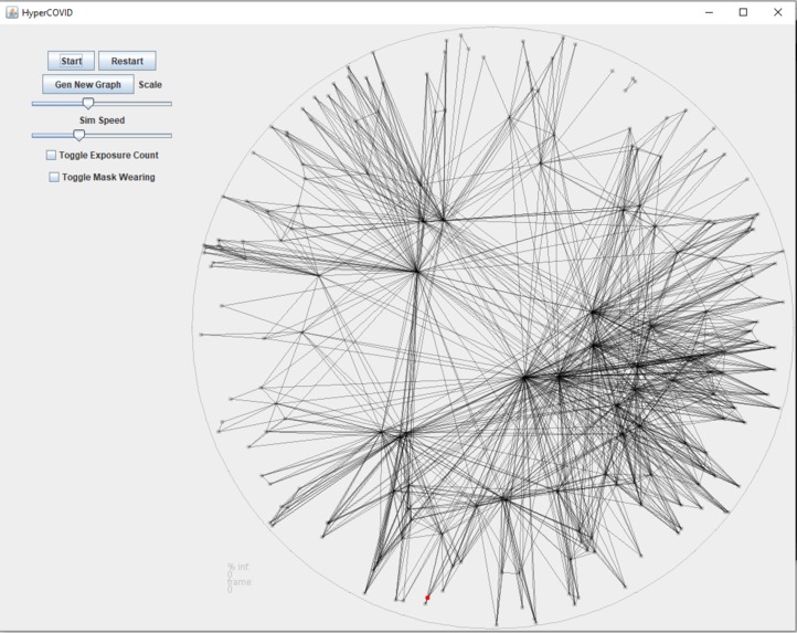 Small-world COVID – screenshot 1