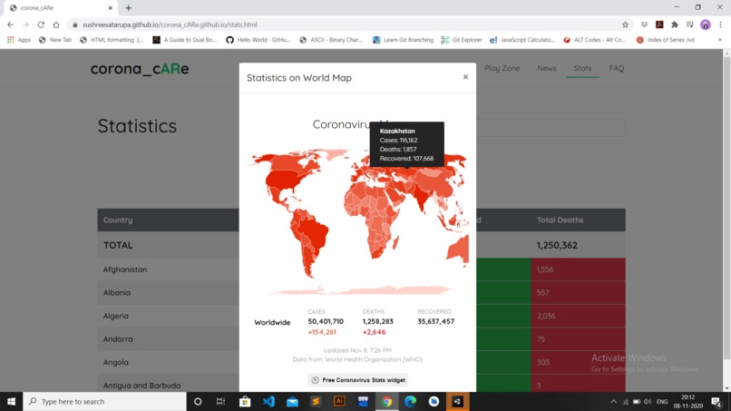 Corona care – screenshot 6