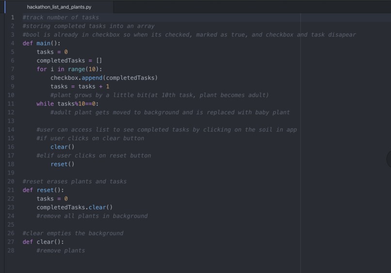 List and Plants – screenshot 3