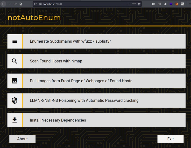 notAutoEnum – screenshot 1
