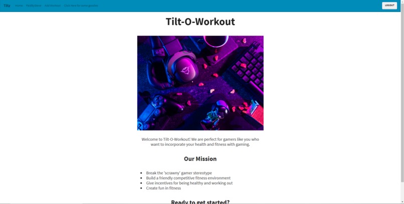 Tilt-o-workout – screenshot 1