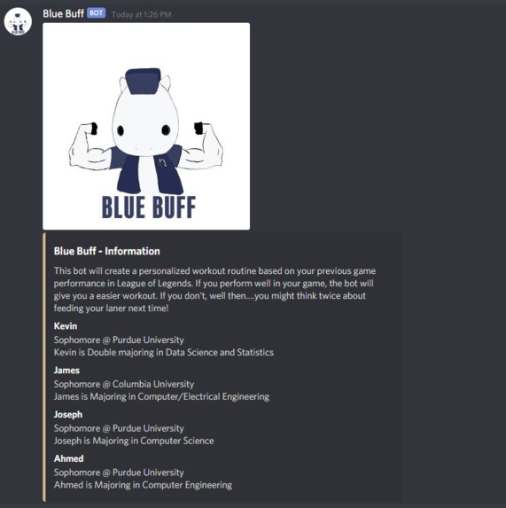 Blue Buff - League Workout Bot – screenshot 3