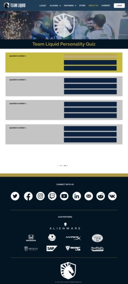 Team Liquid Website Redesign – screenshot 7