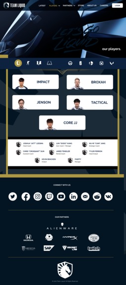 Team Liquid Website Redesign – screenshot 4