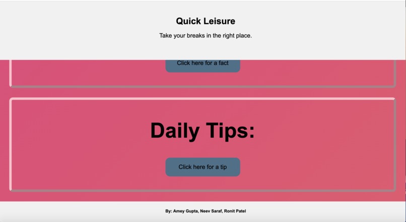 Quick Leisure – screenshot 1