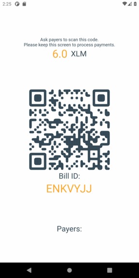 Bill QR pay – screenshot 2