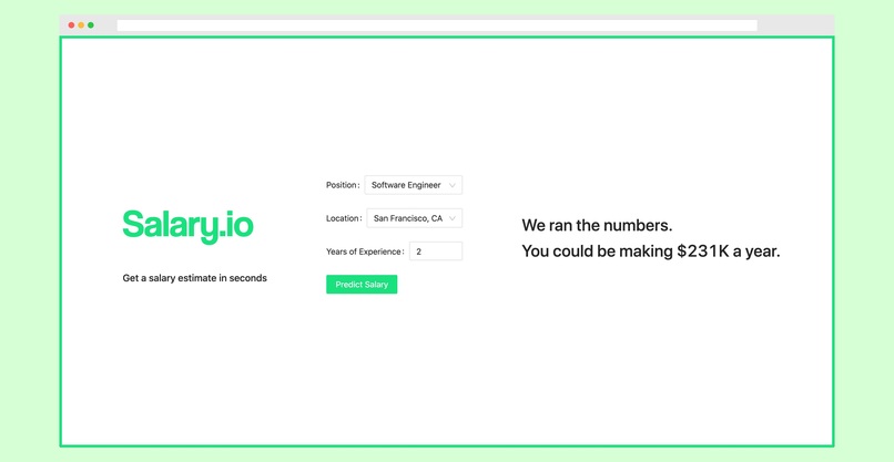 Salary.io – screenshot 1