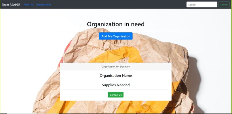 Covid-19 Donation Portal. – screenshot 1