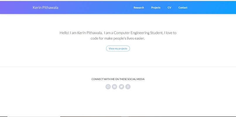 My Portfolio – screenshot 1