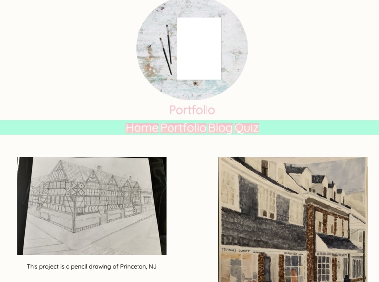 Personal Website – screenshot 4