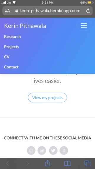 My Portfolio – screenshot 3