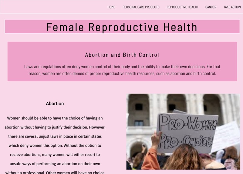 Women's Health Activist Toolkit – screenshot 4