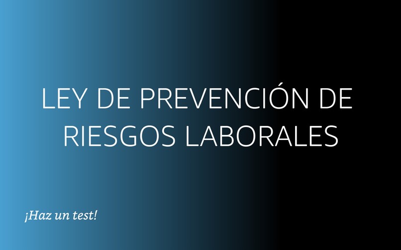 Spanish Health and Safety at Work act with tests – screenshot 1