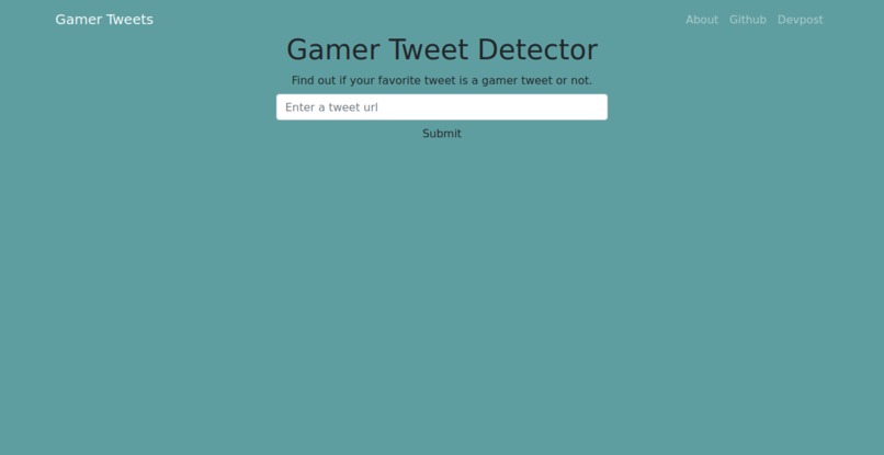 Gamer Tweet Detector – screenshot 1