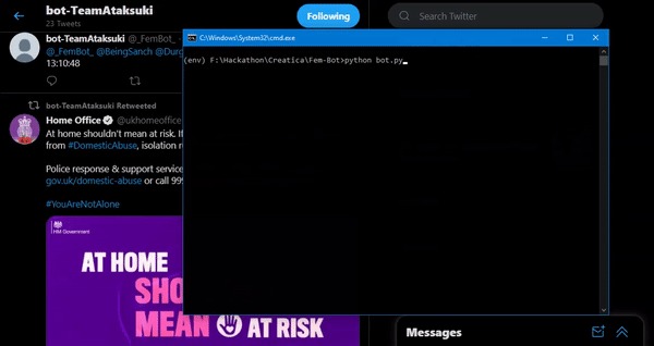 FemBot – screenshot 1