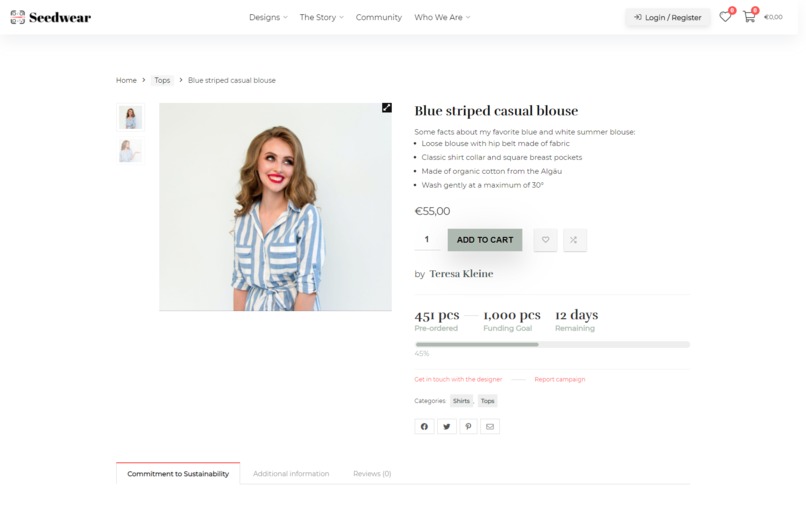 Seedwear - the story you wear – screenshot 3