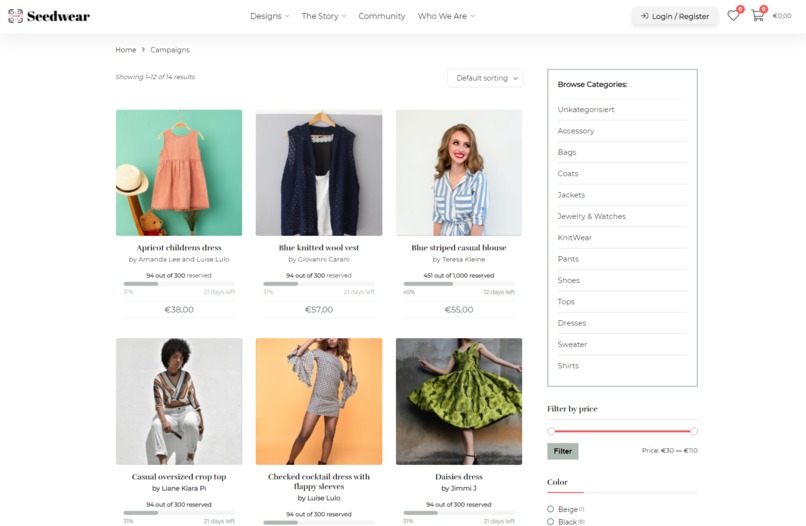 Seedwear - the story you wear – screenshot 5