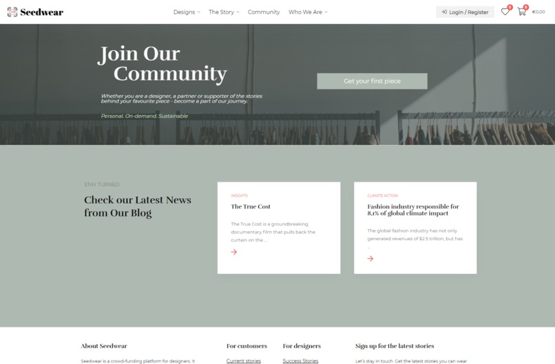 Seedwear - the story you wear – screenshot 6