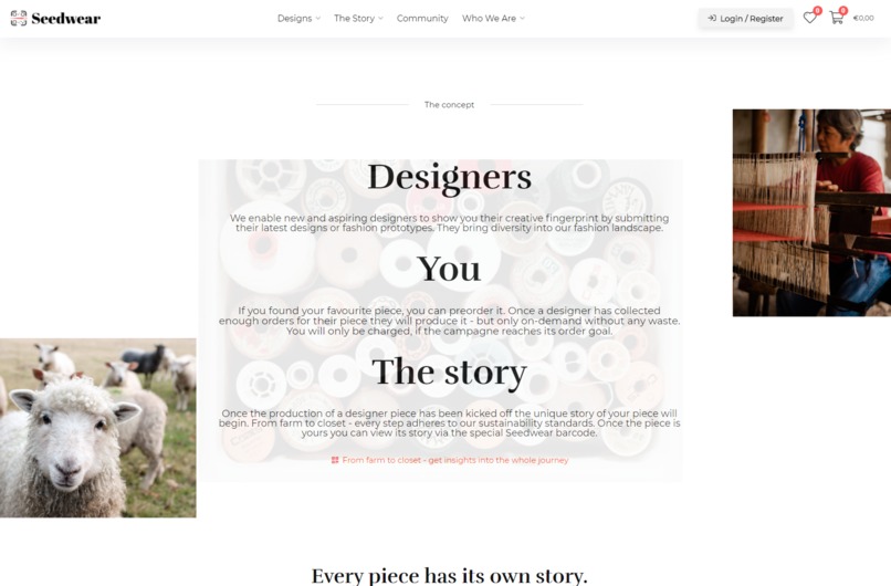 Seedwear - the story you wear – screenshot 1