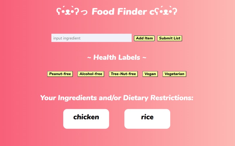 Food Finders – screenshot 1