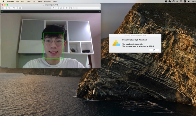 Real-Time Attention Score of Students in Online Class – screenshot 2