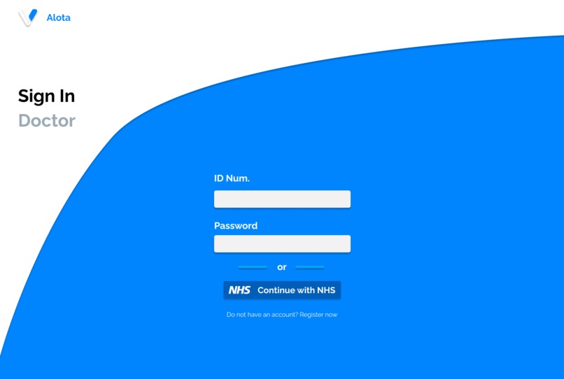 Alota | Electronic Health Record | HackForGood – screenshot 1