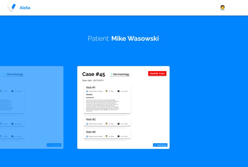 Alota | Electronic Health Record | HackForGood – screenshot 4