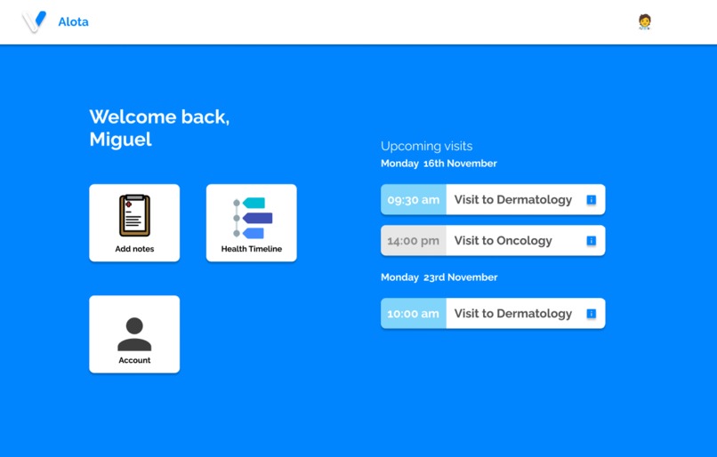 Alota | Electronic Health Record | HackForGood – screenshot 6