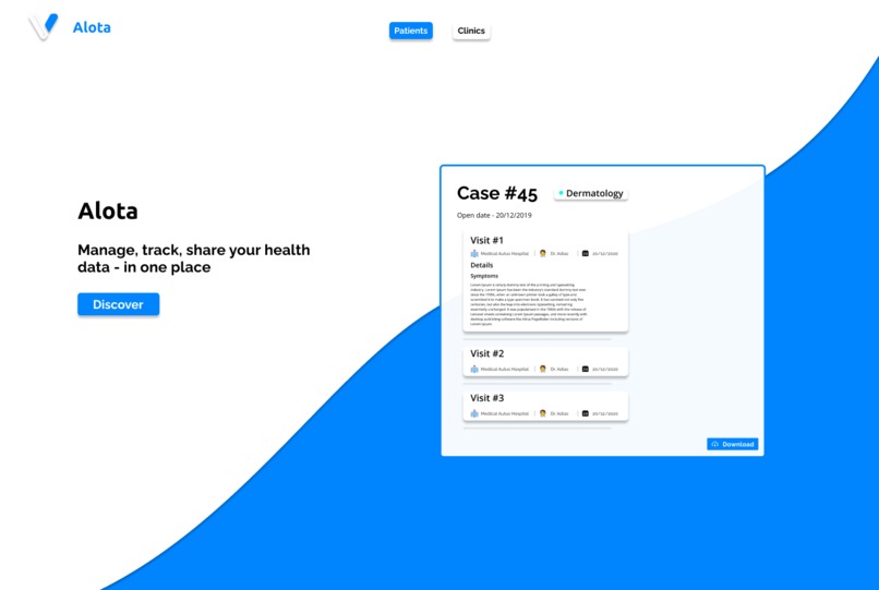 Alota | Electronic Health Record | HackForGood – screenshot 9