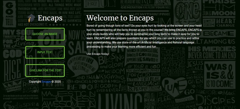 ENCAPS – screenshot 1