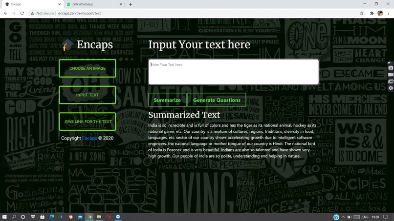 ENCAPS – screenshot 3