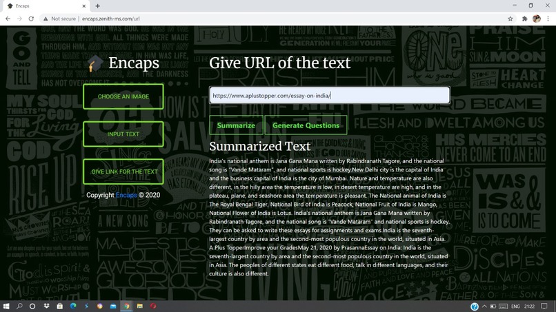 ENCAPS – screenshot 4