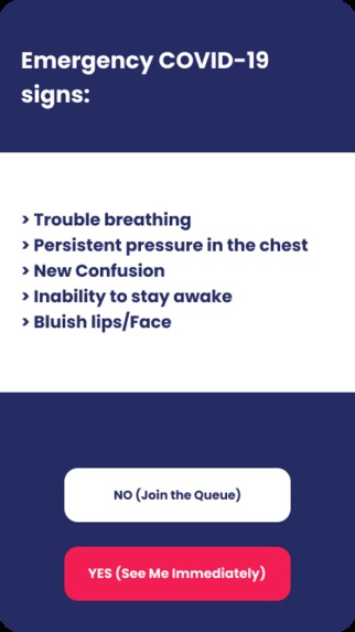 covidQ – screenshot 4